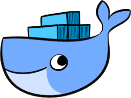Cute Docker logo