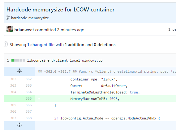 Hardcoded memory size